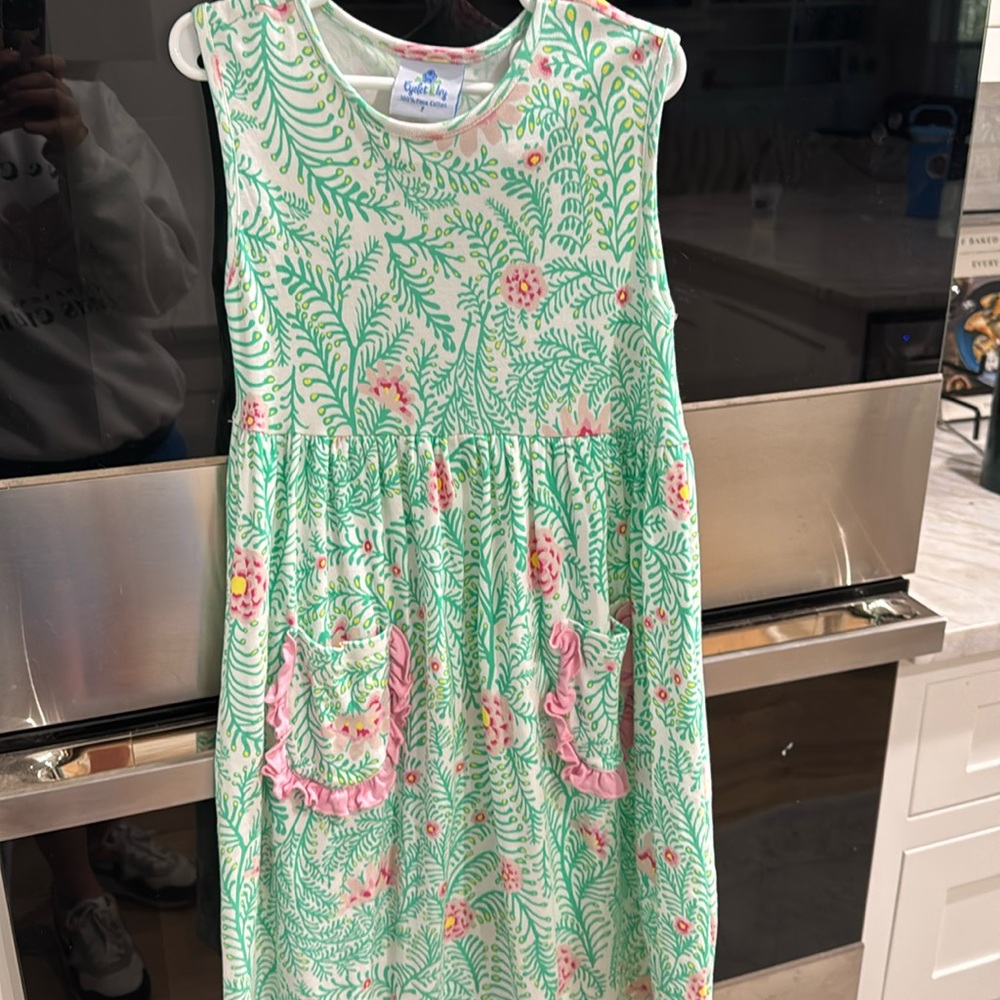 Eyelet and ivy dress